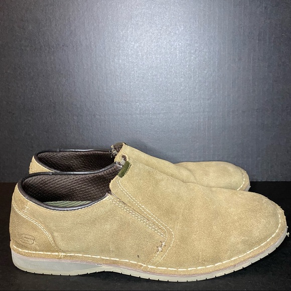 Skechers Other - Skechers Ulmer Nolen Suede Olive Casual Dress Shoes